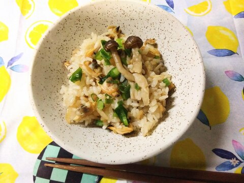 アサリご飯　あさりごはん　深川めし風